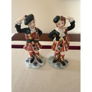 VTG Lefton Laddie and Lassie Royal Stewart Figurines AR2033